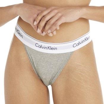 Calvin Klein Modern Cotton Tanga Panty Graumelliert Small Damen