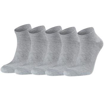 Seger 5P Low Cotton Socks Grau Gr 39/42