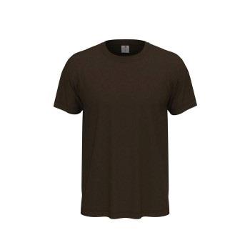 Stedman Classic Men T-shirt Dunkelbraun Baumwolle Small Herren