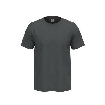 Stedman Comfort Men T-shirt Grau Baumwolle Small Herren