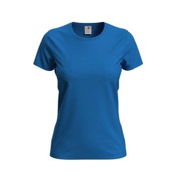 Stedman Comfort-T Crew Neck T-shirt Royalblau Baumwolle Small Damen