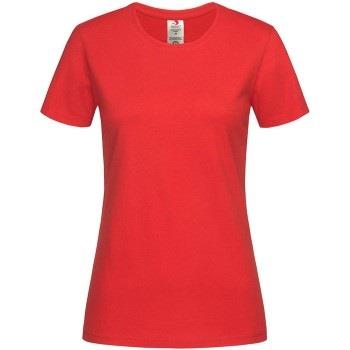 Stedman Classic T Organic Women Crew Neck Rot Ökologische Baumwolle X-...