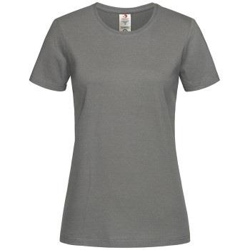 Stedman Classic T Organic Women Crew Neck Dunkelgrau Ökologische Baumw...