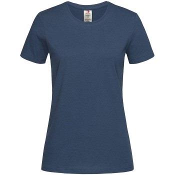 Stedman Classic T Organic Women Crew Neck Marine Ökologische Baumwolle...