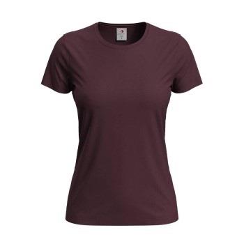 Stedman Classic Women T-shirt Dunkelrot Baumwolle Small Damen