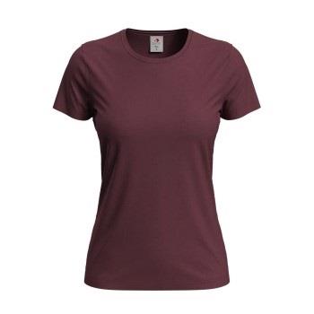 Stedman Classic Women T-shirt Weinrot Baumwolle Small Damen