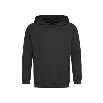 Stedman Hooded Sweatshirt Unisex Schwarz Baumwolle Small