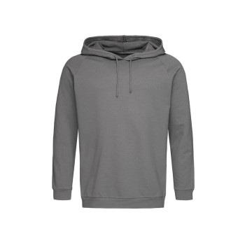 Stedman Hooded Sweatshirt Unisex Grau Baumwolle Small