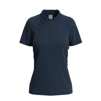 Stedman Polo Women Dunkelblau Baumwolle Small Damen