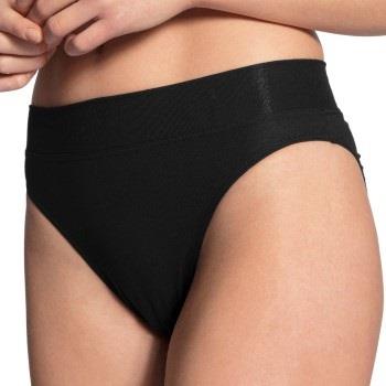 Calida 2P Elastic Briefs Schwarz Baumwolle Small Damen