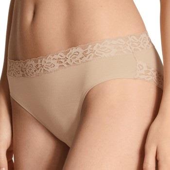 Calida Natural Comfort Lace Brief Beige Baumwolle Small Damen