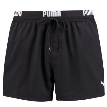 Puma Badehosen Logo Short Length Swim Shorts Schwarz Polyester Small H...