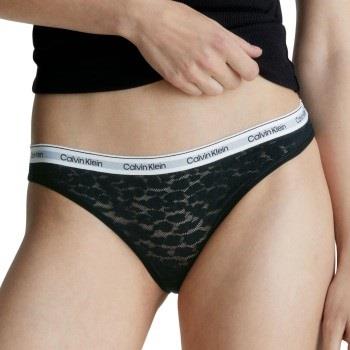 Calvin Klein Lace Bikini Brief Schwarz Polyamid Small Damen