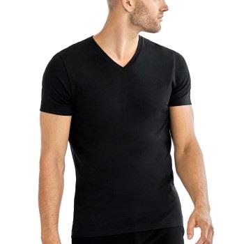 Bread and Boxers Cotton Stretch V-Neck T-shirt 2P Schwarz Ökologische ...