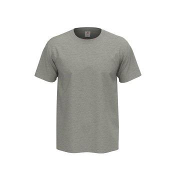 Stedman Comfort Men T-shirt Hellgrau Baumwolle Small Herren