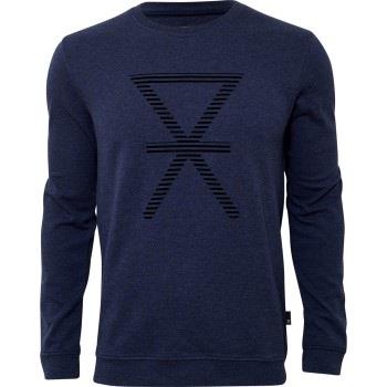 JBS of Denmark Sweatshirt With Print Marine Small Herren