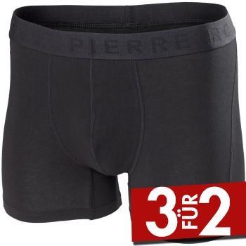 Pierre Robert For Men Cotton Boxer Schwarz Ökologische Baumwolle Small...