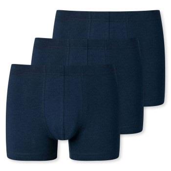 Schiesser 3P 95-5 Essential Shorts Dunkelblau Baumwolle Small Herren