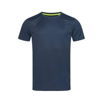 Stedman Active 140 Crew Neck Marine Polyester Small Herren