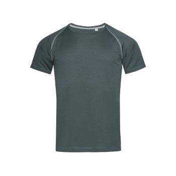 Stedman Active 140 Men Team Raglan Dunkelgrau Polyester Small Herren