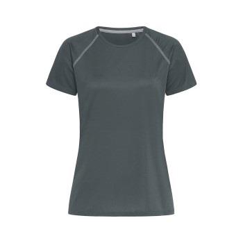 Stedman Active 140 Women Team Raglan Dunkelgrau Polyester Small Damen