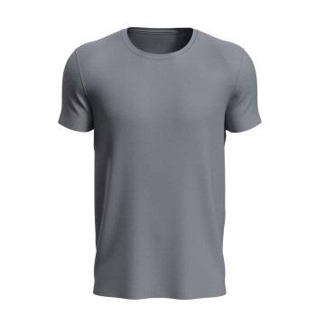 Stedman Active Sports-T For Men Silbergrau Polyester Small Herren