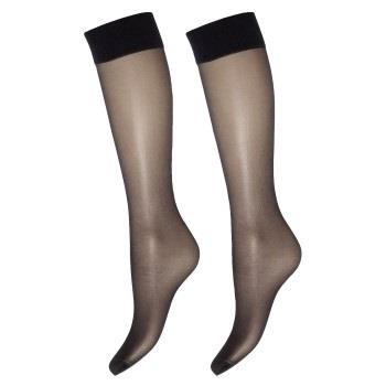 Decoy 2P Soft Lux 15 DEN Knee-high Socks Schwarz Polyamid One Size Dam...