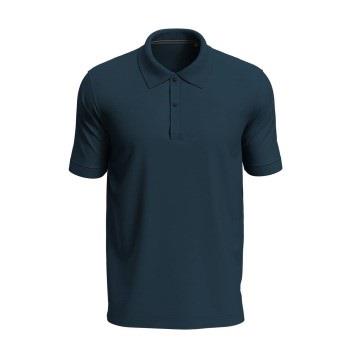 Stedman Henry Polo Short Sleeve Marine Baumwolle Small Herren