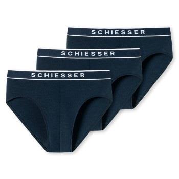 Schiesser 3P 95-5 Organic Cotton Rio Brief Marine Baumwolle Small Herr...