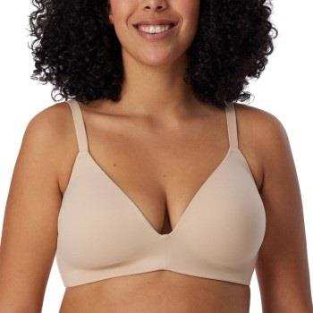 Schiesser BH Invisible Soft Bra With Underwired Bra Beige A 70 Damen