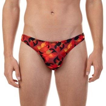 Bruno Banani Premium Line String Rot Muster Polyester Small Herren