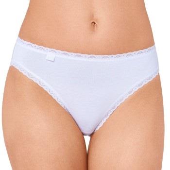 Sloggi 3P 24 7 Cotton Lace Tai Briefs Weiß Baumwolle 38 Damen