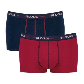 Sloggi 2P For Men Start Hip Blau/Rot Baumwolle Small Herren