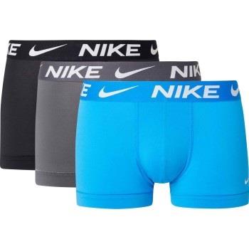 Nike 9P Everyday Essentials Micro Trunks D1 Grau/Blau Polyester Medium...