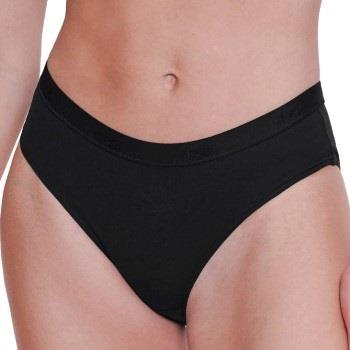 Sloggi 2P GO Casual Hipster Briefs Schwarz Baumwolle Small Damen