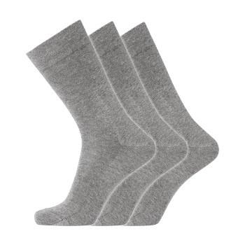 Dovre 3P Cotton No-Elastic Socks Grau Gr 45/48 Herren