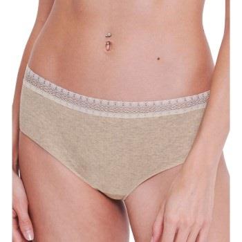 Sloggi 2P GO Ribbed Hipster Briefs Elfenbein Ökologische Baumwolle Sma...