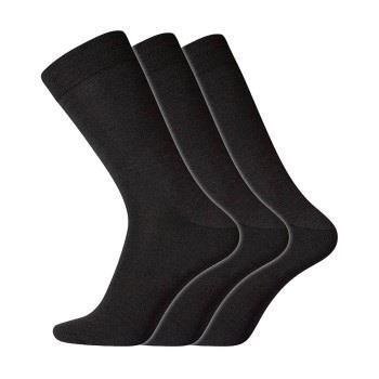 Dovre 3P No Elastic Twin Socks Schwarz Baumwolle Gr 45/48 Herren