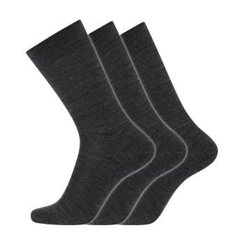 Dovre 3P Organic Wool Sock Dunkelgrau Gr 45/48 Herren