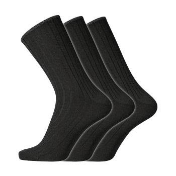 Dovre 3P Wool No-Elastic Socks Schwarz Gr 45/48 Herren