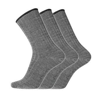 Dovre 3P Wool No-Elastic Socks Grau Gr 45/48 Herren