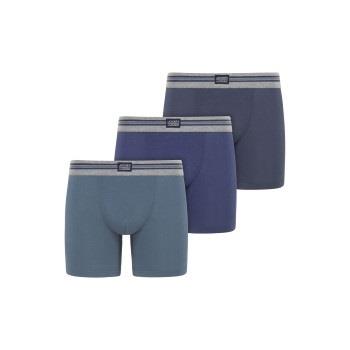 Jockey 3P Boxer Trunk Blau Baumwolle Medium Herren