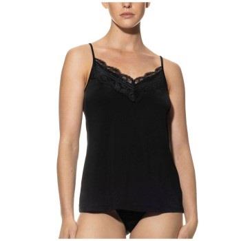 Mey Grace Camisole With Lace Schwarz Viskose Small Damen