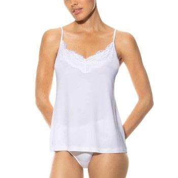 Mey Grace Camisole With Lace Weiß Viskose Small Damen