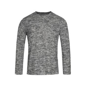 Stedman Knit Long Sleeve For Men Grau Small Herren