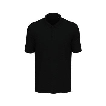 Stedman Lux Short Sleeve Polo Schwarz Baumwolle Small Herren