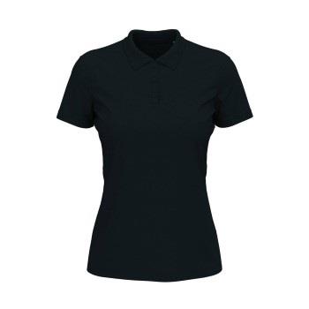 Stedman Lux Short Sleeve Polo For Women Dunkelblau Baumwolle Small Dam...