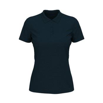 Stedman Lux Short Sleeve Polo For Women Marine Baumwolle Small Damen