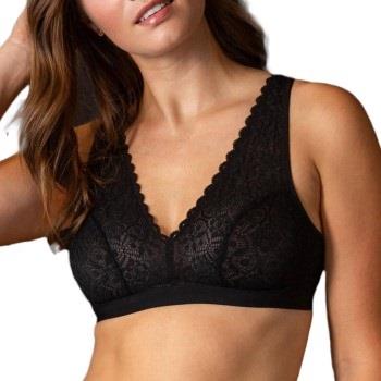 Trofe Maya Soft Bra BH Schwarz Polyamid A 80 Damen