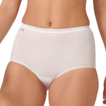 Sloggi 2P Basic Plus Maxi Briefs Weiß Baumwolle 38 Damen